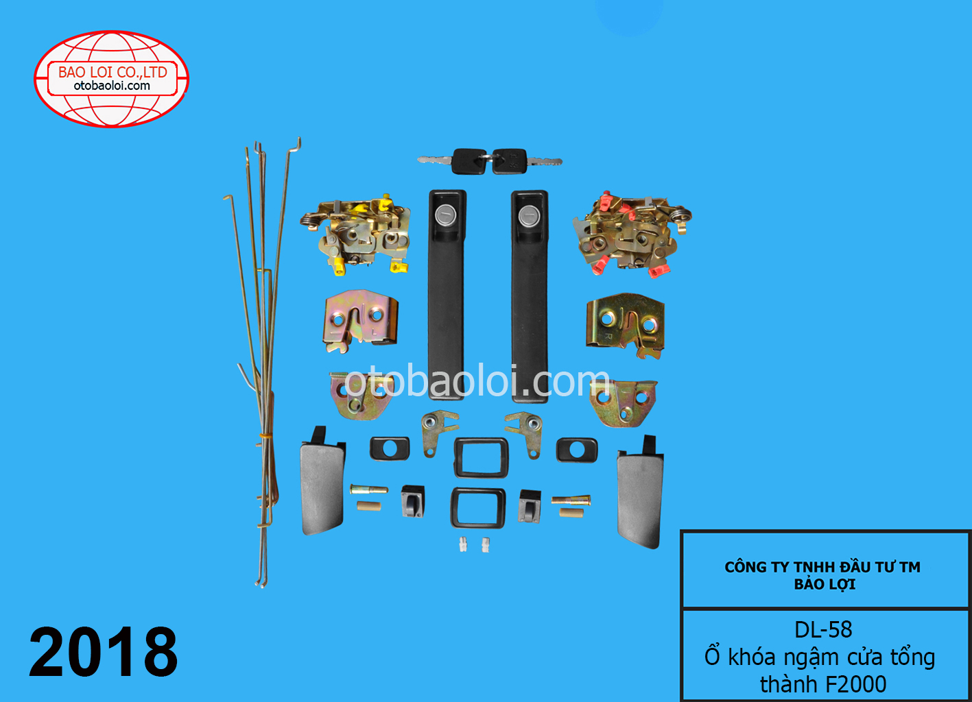 Ổ khóa ngậm cửa tổng thành F2000