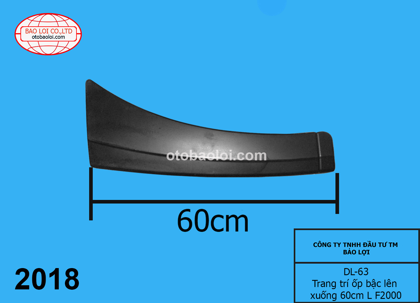 Trang trí ốp bậc lên xuống 60cm L F2000 