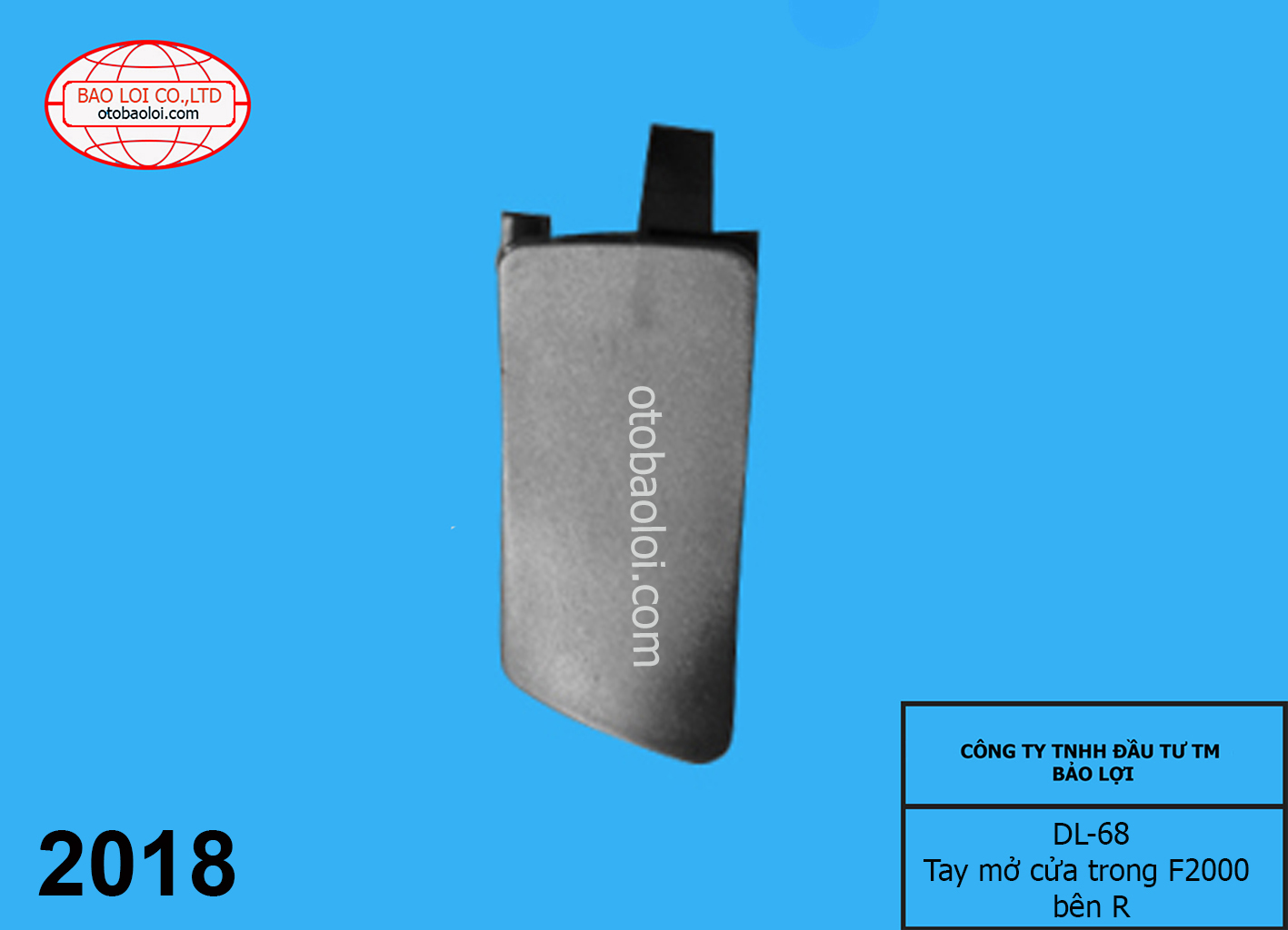 Tay mở cửa trong F2000 bên R