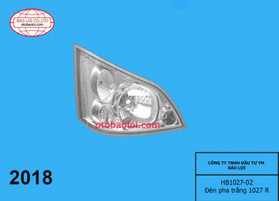 Đèn pha trắng 1027 R
