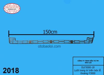 Lưới trang trí trên bdx lỗ thoáng F3000