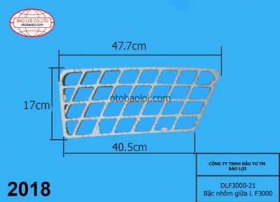 Bậc nhôm giữa L F3000