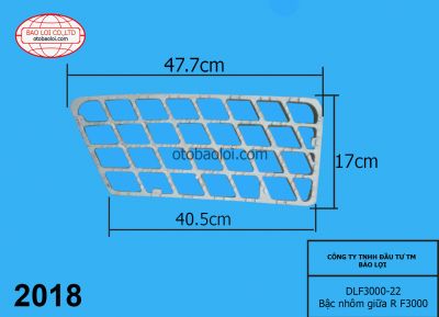 Bậc nhôm giữa R F3000