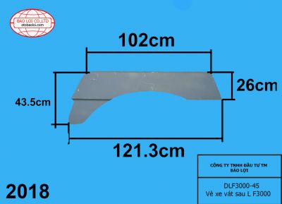 Vè xe vát sau L F3000
