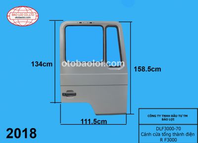  Cánh cửa tổng thành  điện R F3000