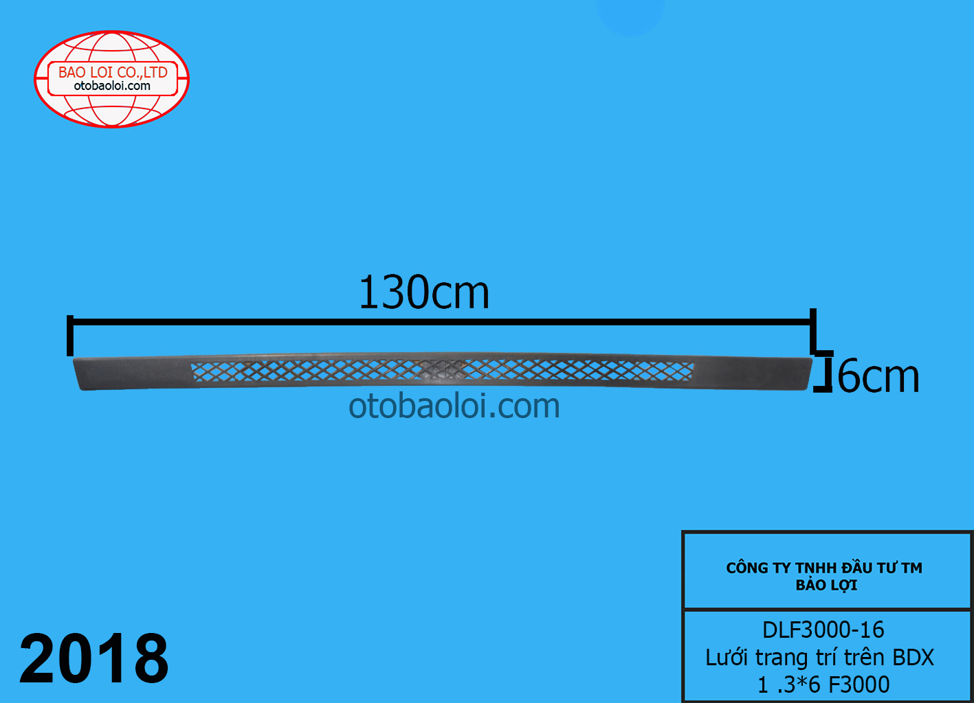 Lưới trang trí trên BDX 1 .3*6 