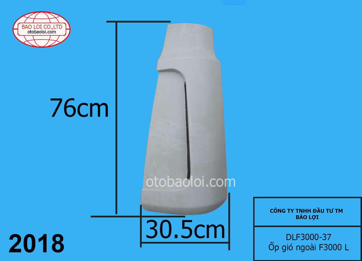 Ốp gió ngoài F3000 L