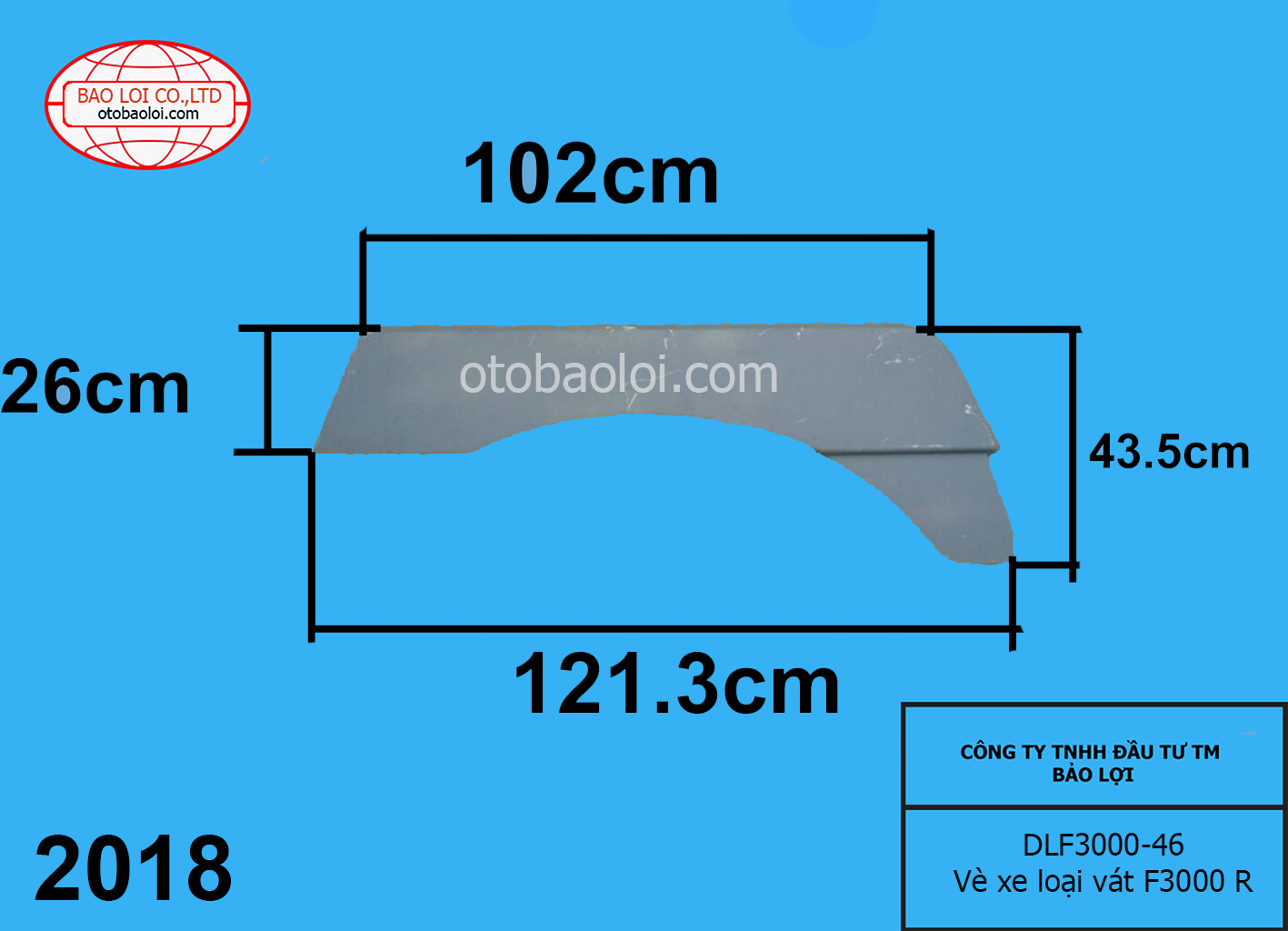 Vè xe loại vát F3000 R