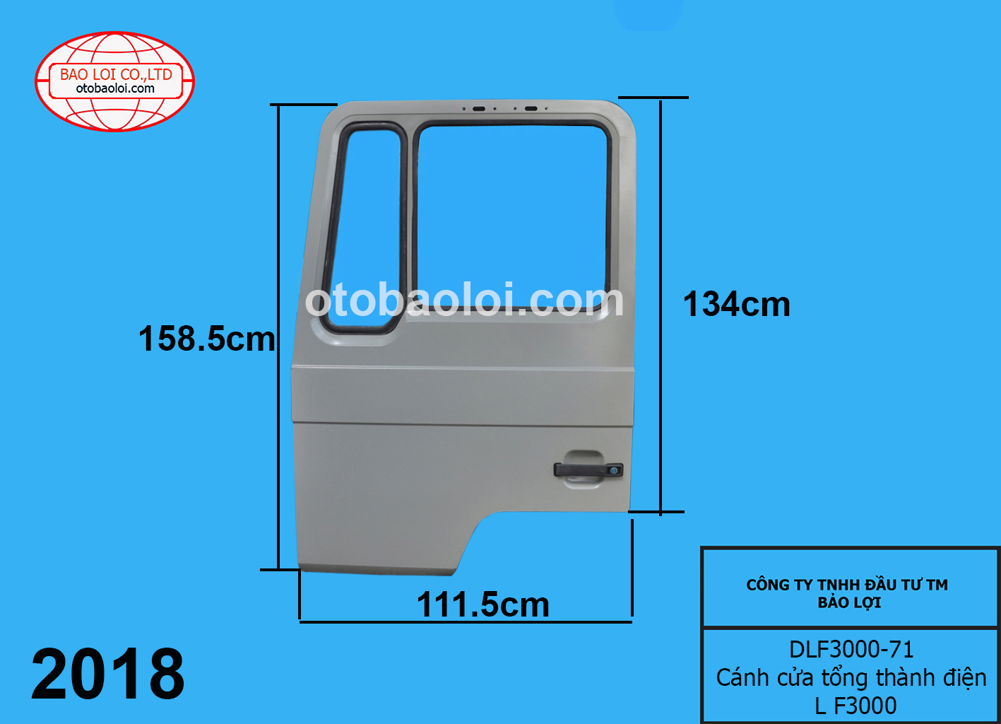 Cánh cửa tổng thành điện L  F3000 