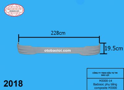 Badosoc phụ bằng composite M3000
