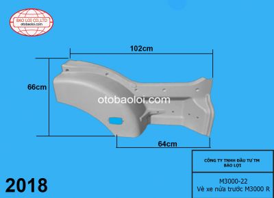 Vè xe nửa trước M3000 R