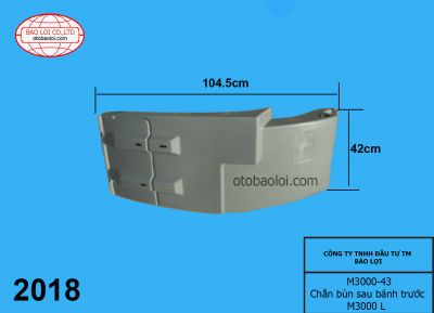 Chắn bùn sau bánh trước M3000 L