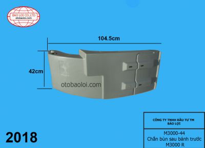 Chắn bùn sau bánh trước M3000 R