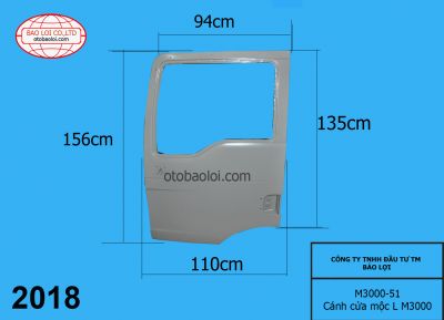 Cánh cửa mộc L M3000