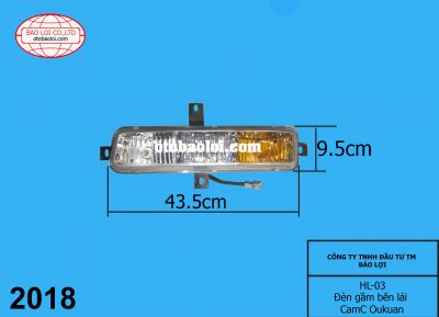Đèn gầm bên lái CamC Oukuan