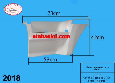 ỐP bậc lx trên đầu kéo  CamC Oukuan L