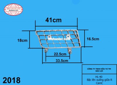 Bậc lên xuống giữa bên phụ CamC
