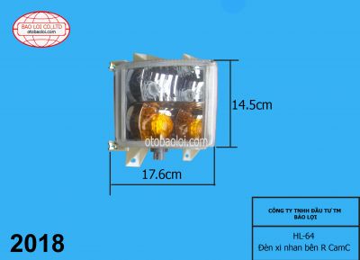 Đèn xi nhan bên phụ CamC