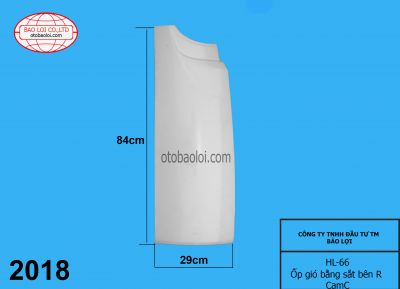 Ốp gió bằng sắt bên phụ CamC