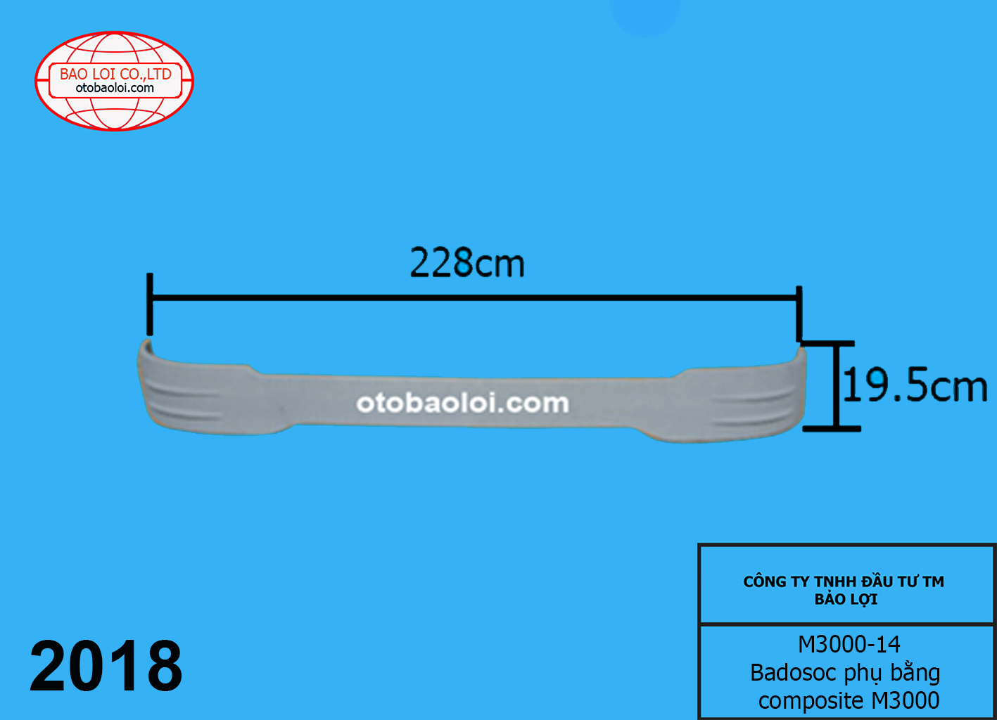 Badosoc phụ bằng composite M3000