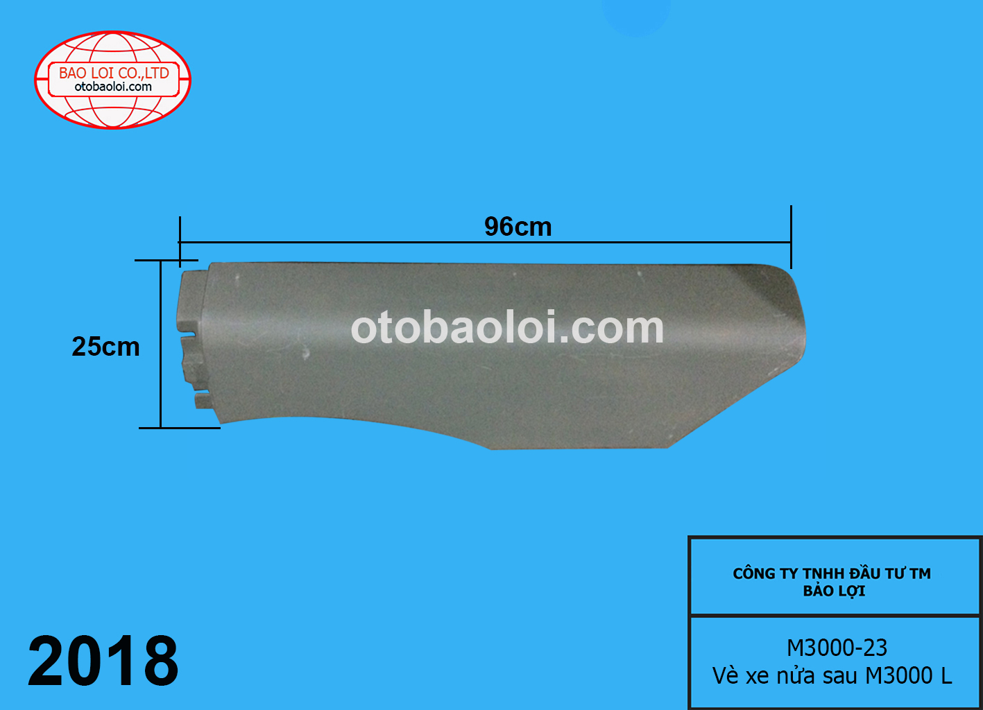 Vè xe nửa sau M3000 L