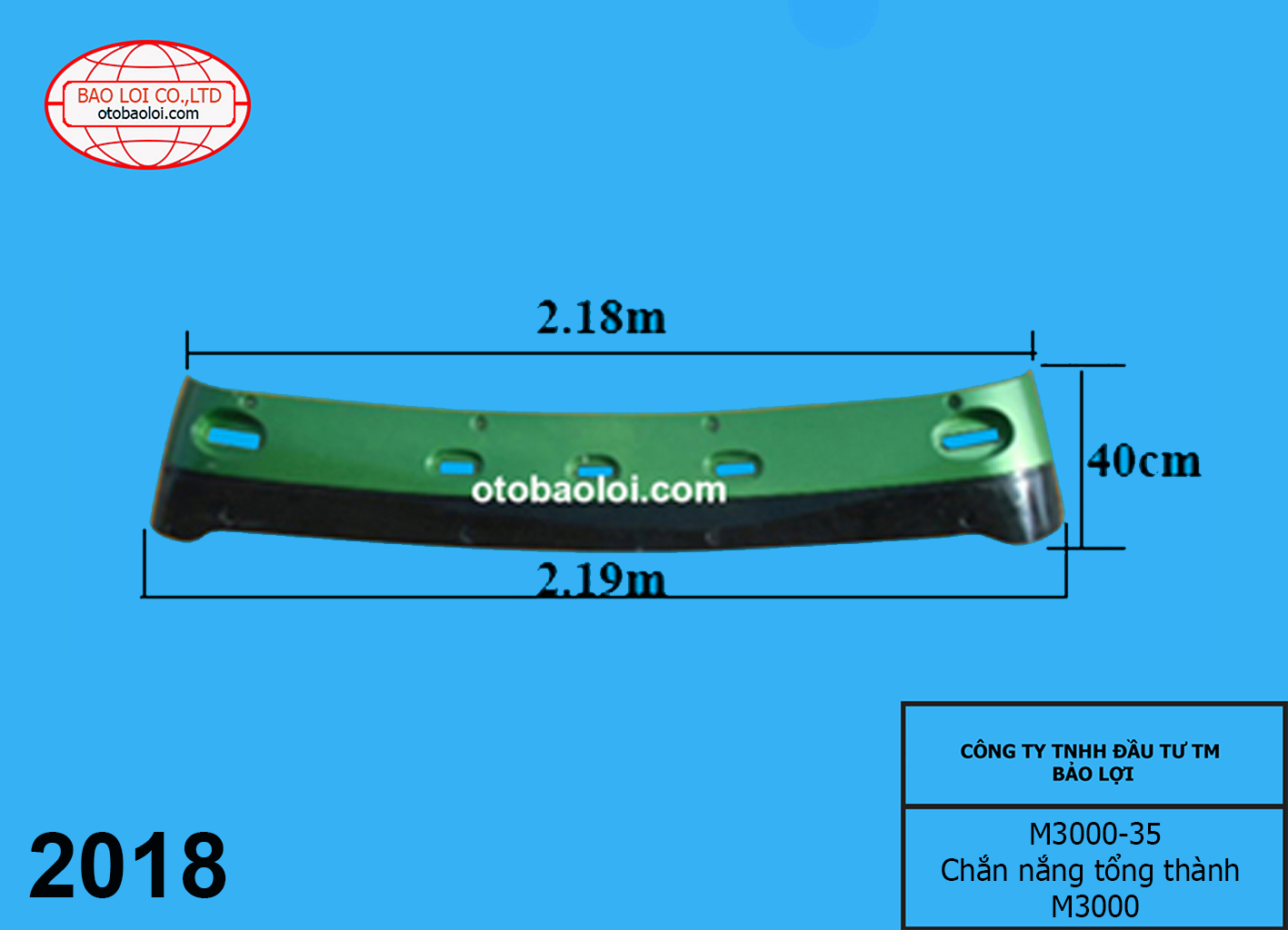 Chắn nắng tổng thành M3000