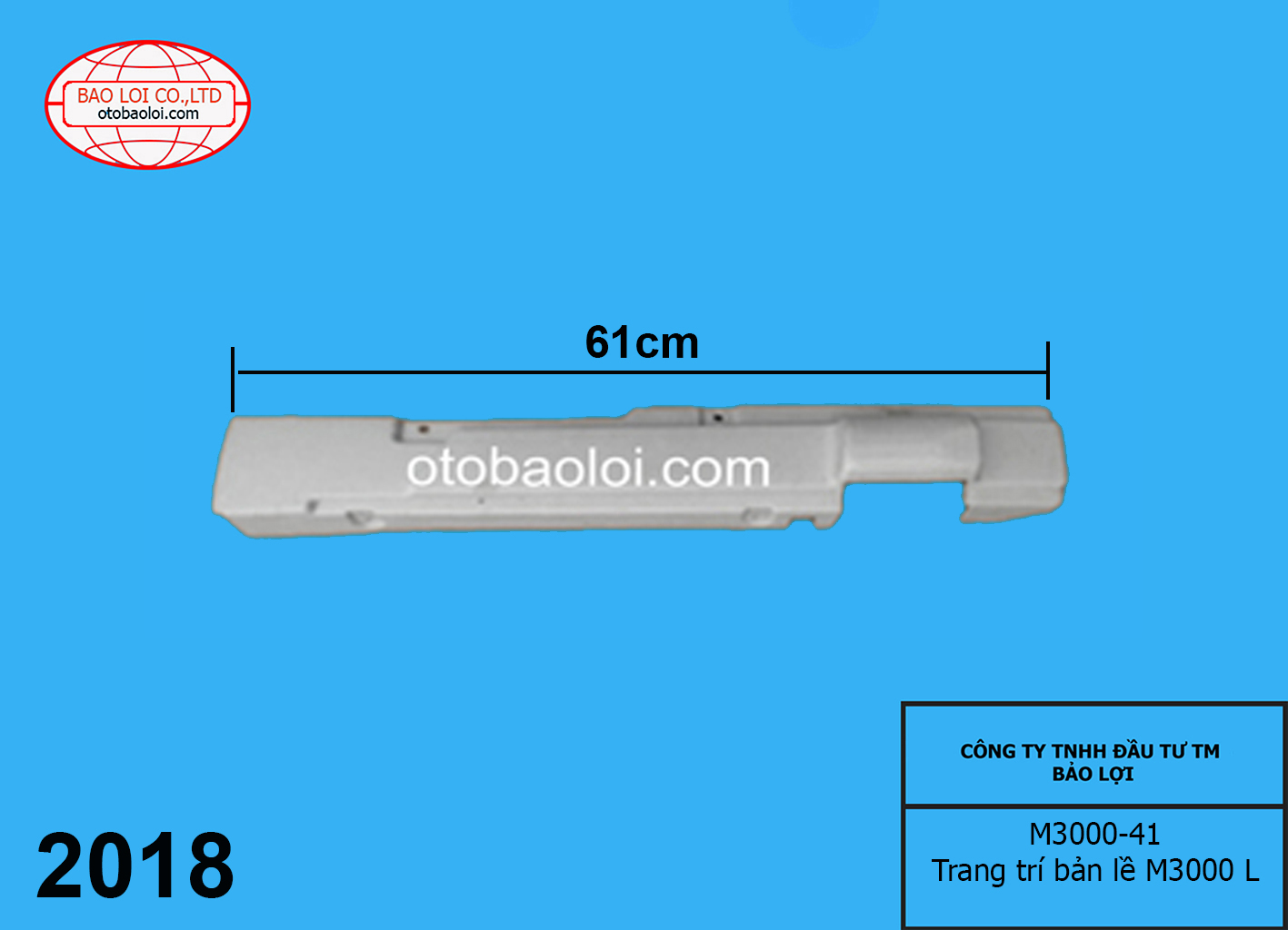 Trang trí bản lề M3000 L