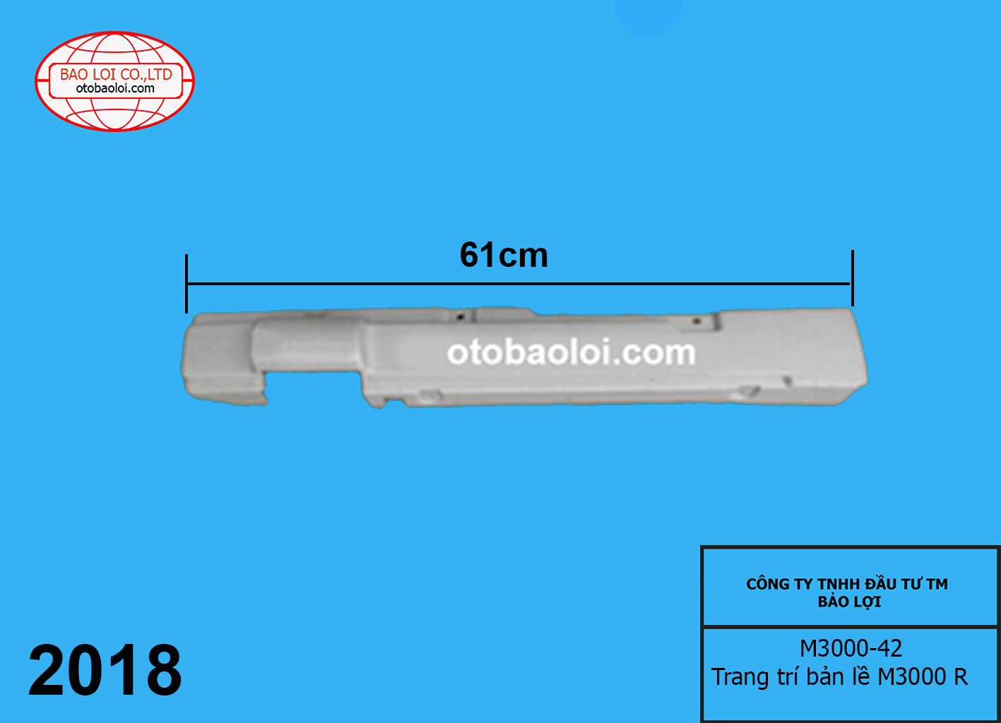 Trang trí bản lề M3000 R