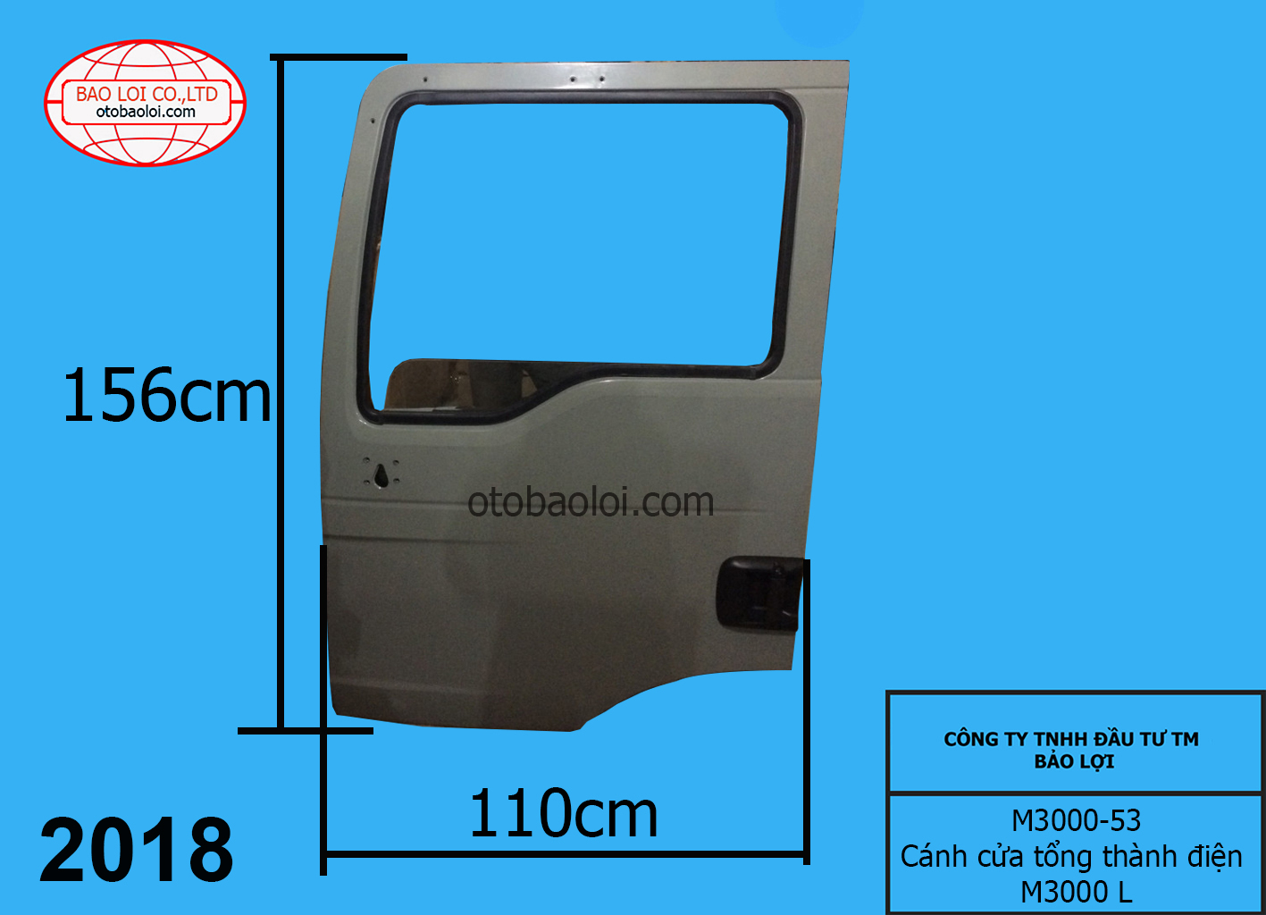 Cánh cửa tổng thành điện M3000 L