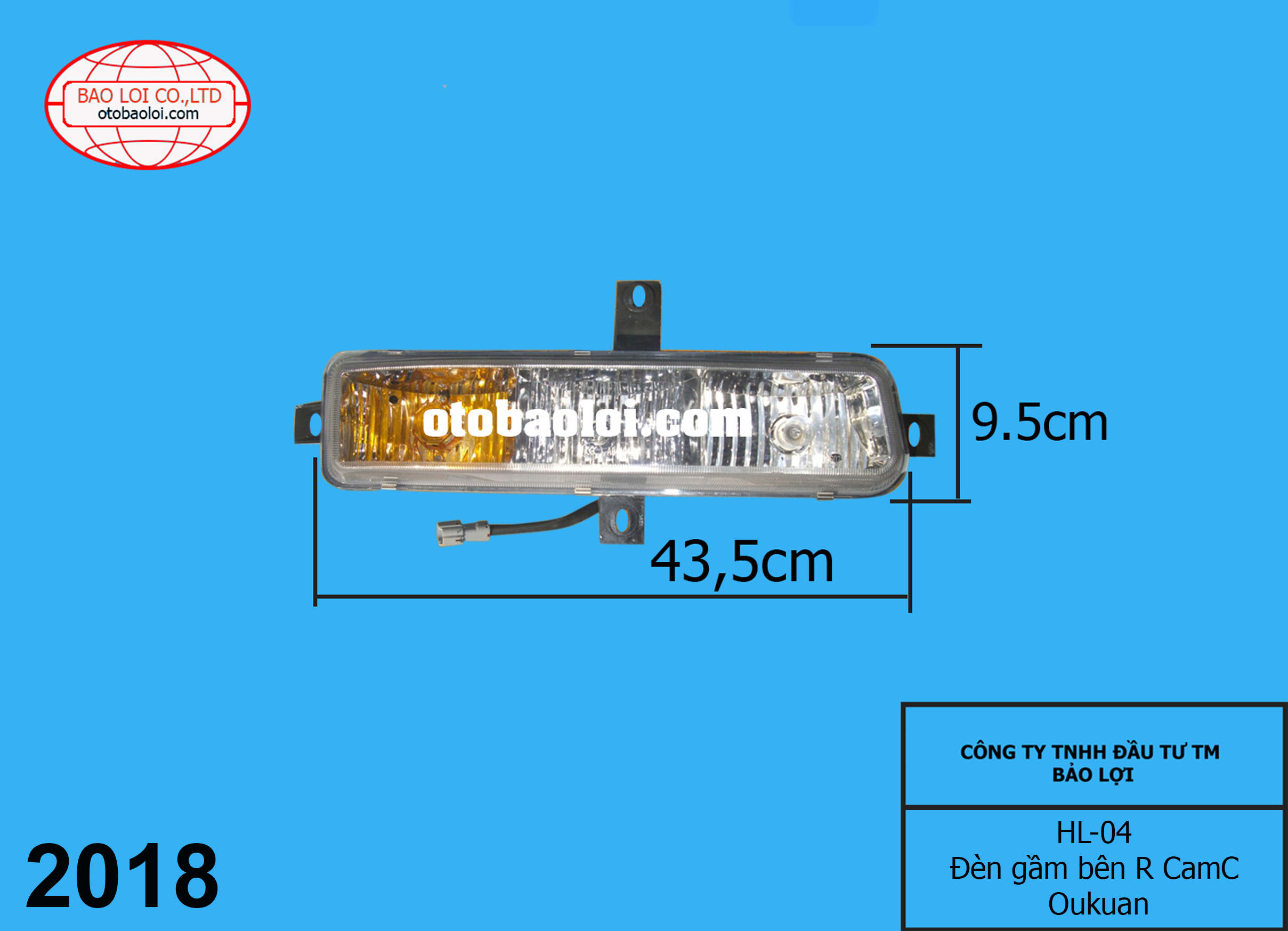 Đèn gầm bên phụ CamC Oukuan