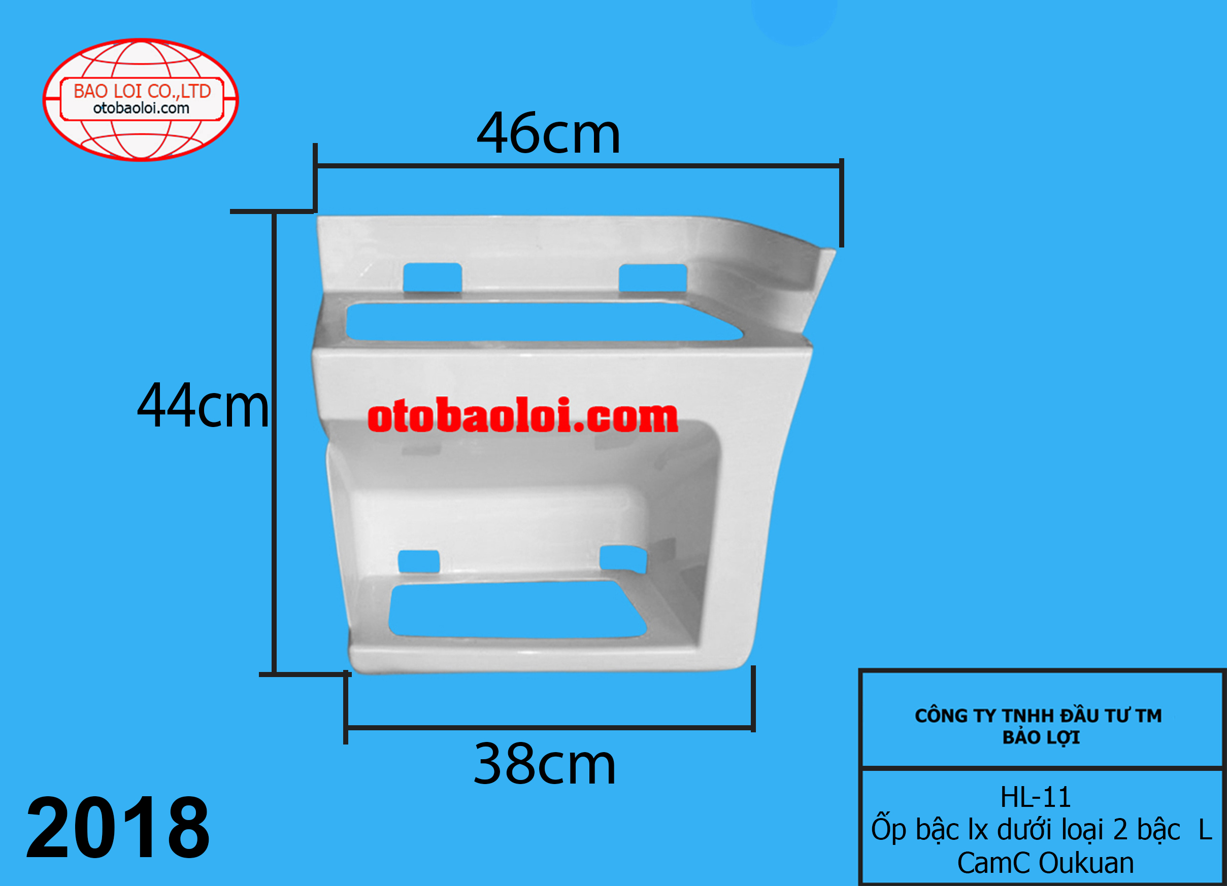 Ốp bậc lx dưới loại 2 bậc  L CamC Oukuan
