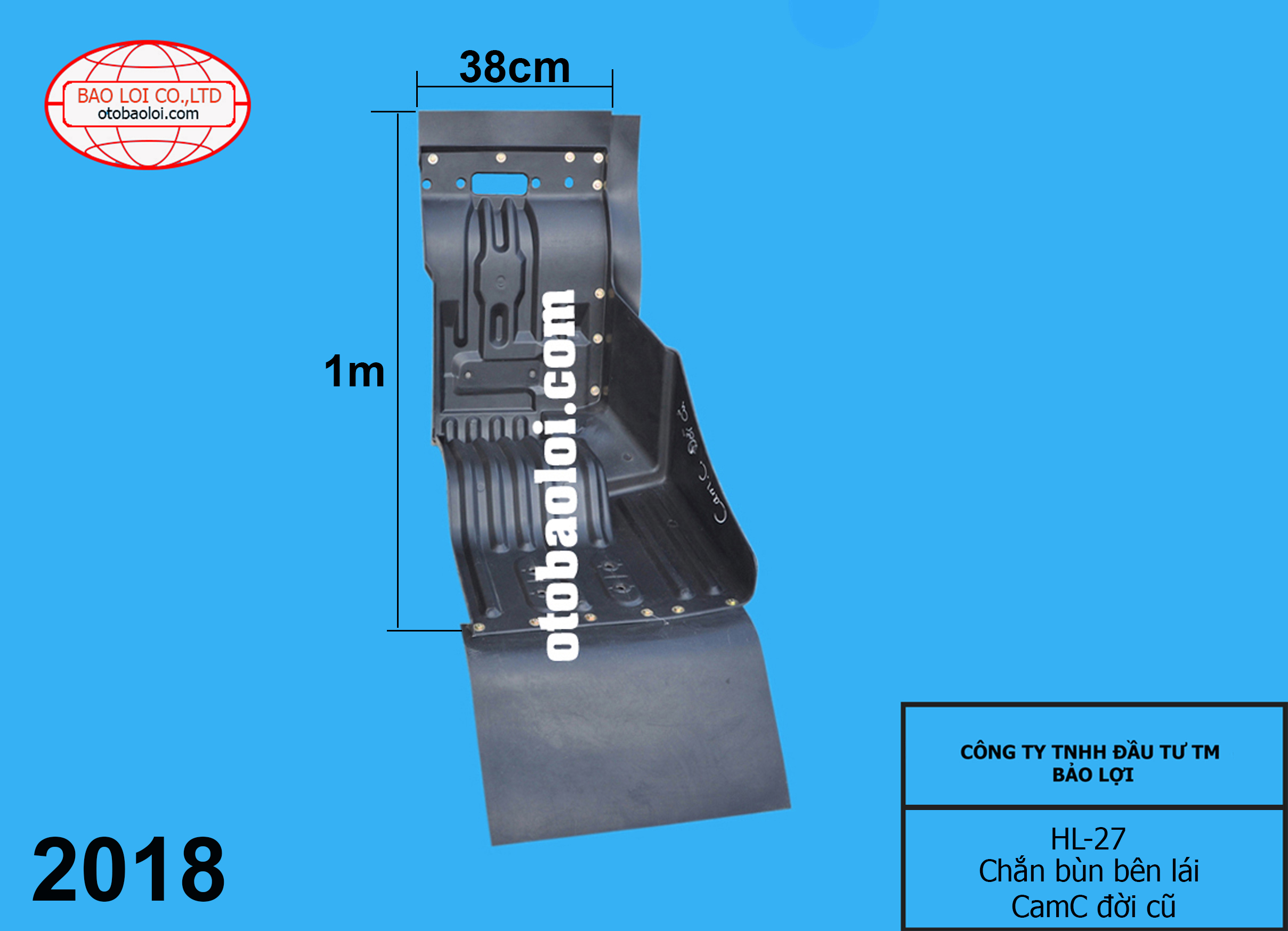 Chắn bùn bên lái CamC đời cũ