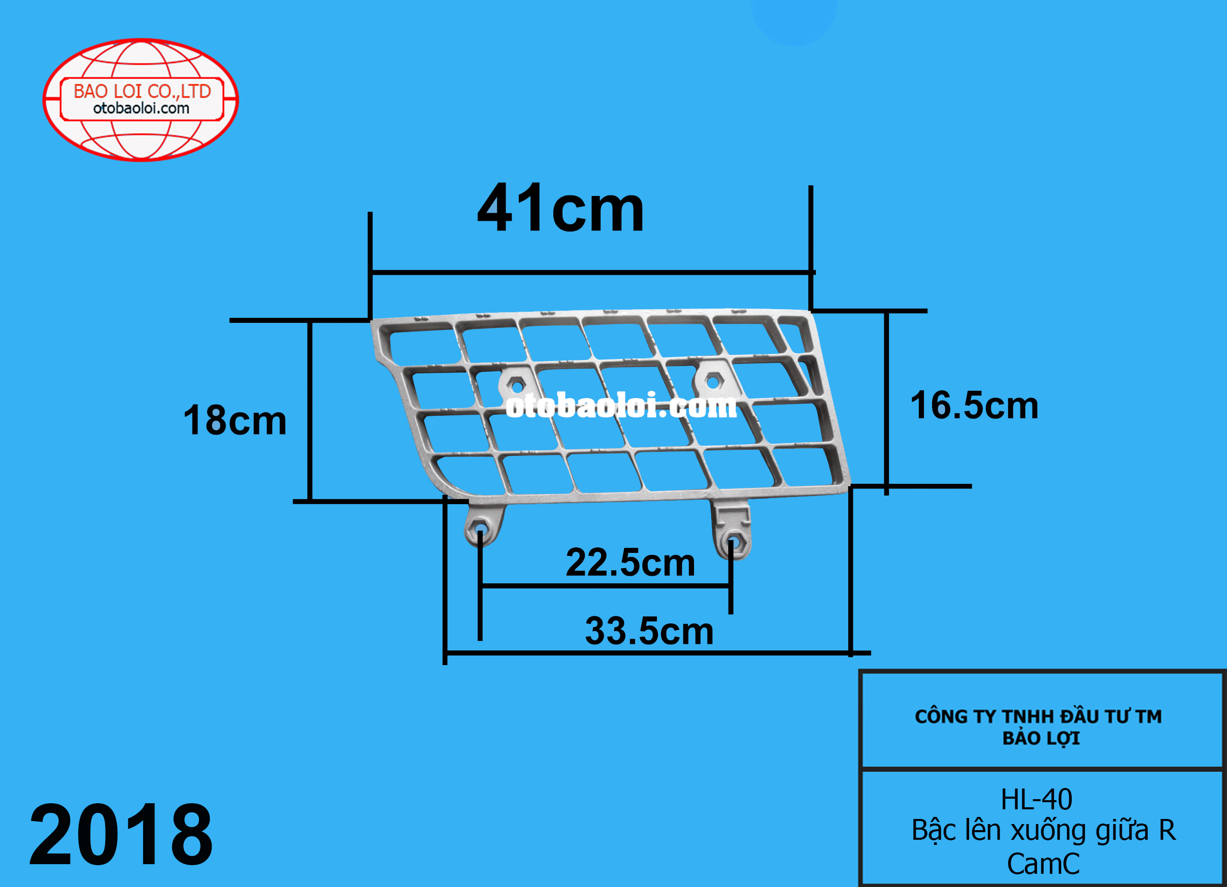 Bậc lên xuống giữa bên phụ CamC