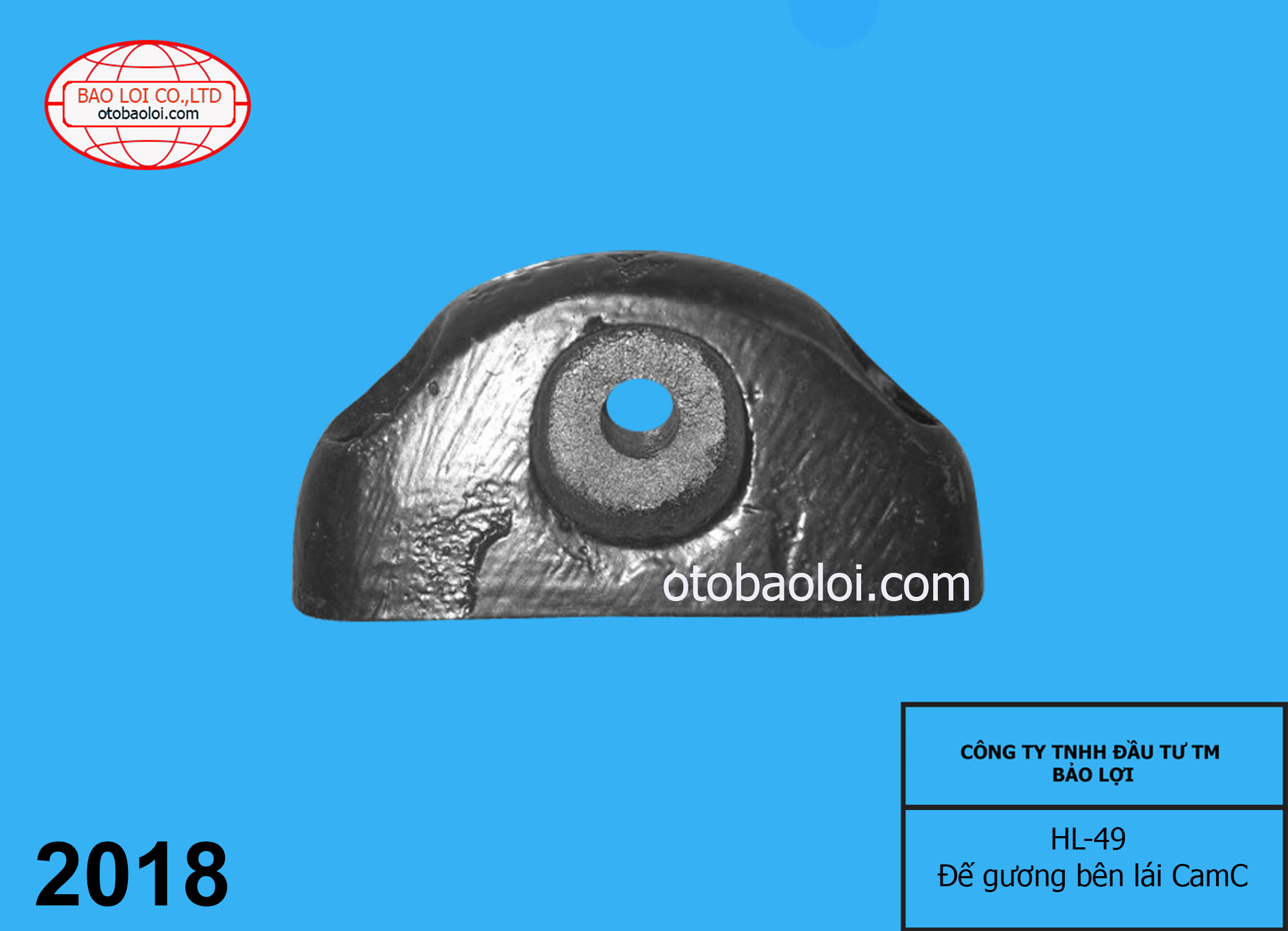 Đế gương bên lái CamC