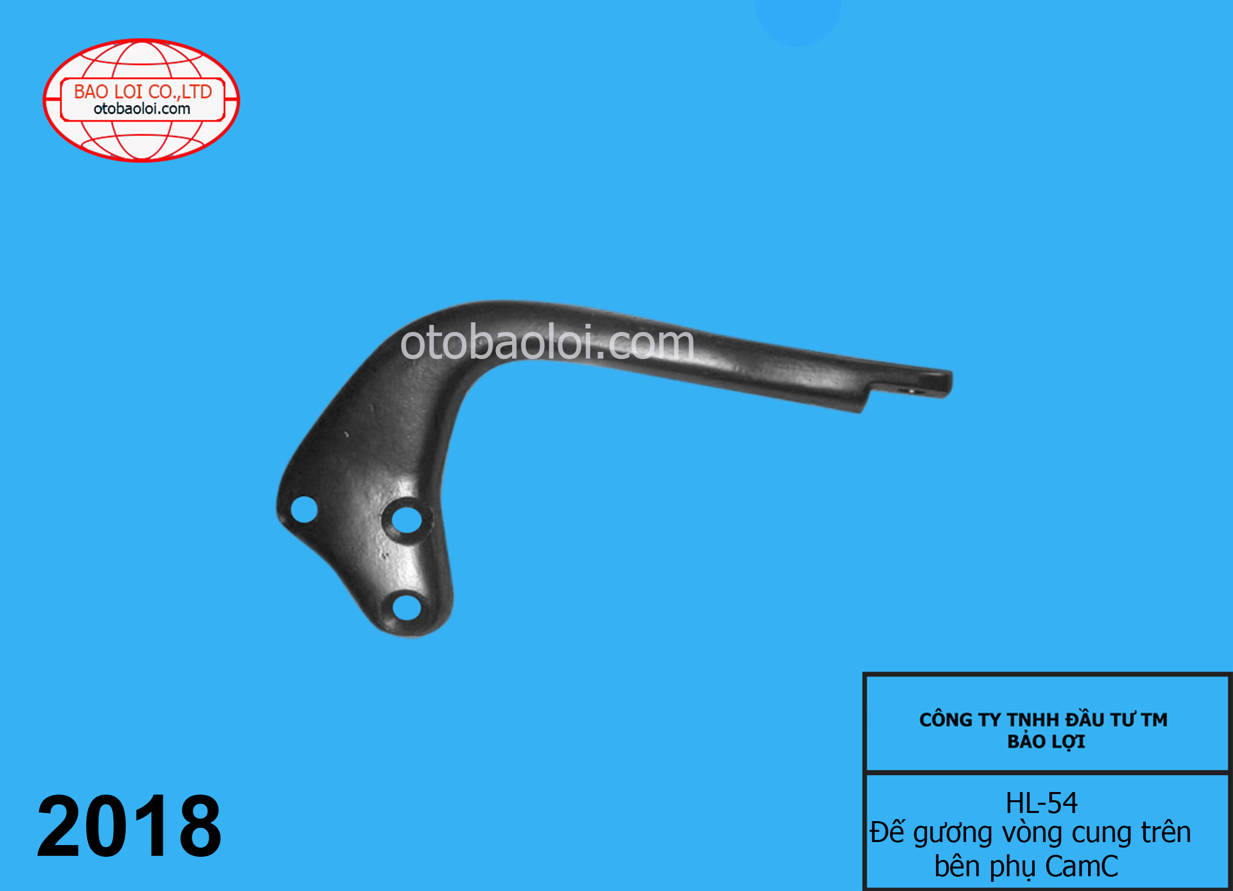 Đế gương vòng cung trên bên phụ CamC