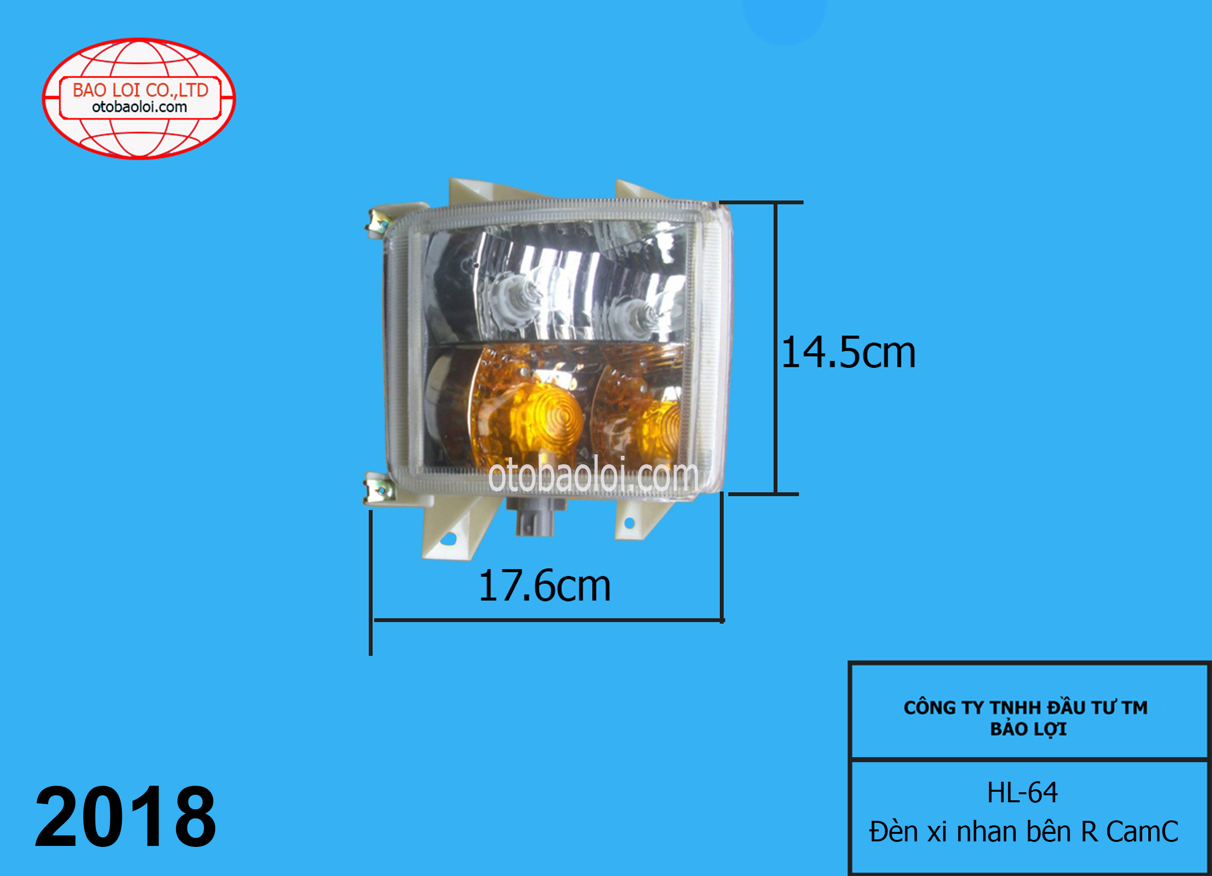 Đèn xi nhan bên phụ CamC