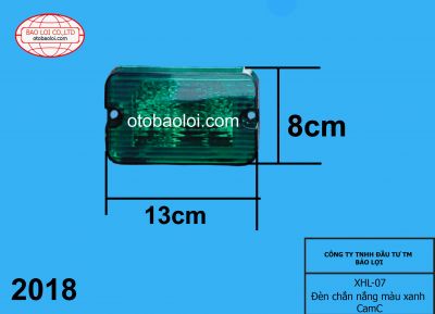 Đèn chắn nắng màu xanh CamC