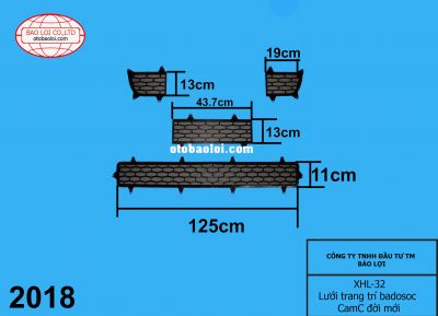 Lưới trang trí badosoc CamC đời mới