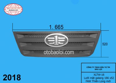 Lưới mặt galang 1.665m x 520cm FAW Thiên Long mới