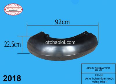 Vè xe hohan đoạn trước miếng trên R