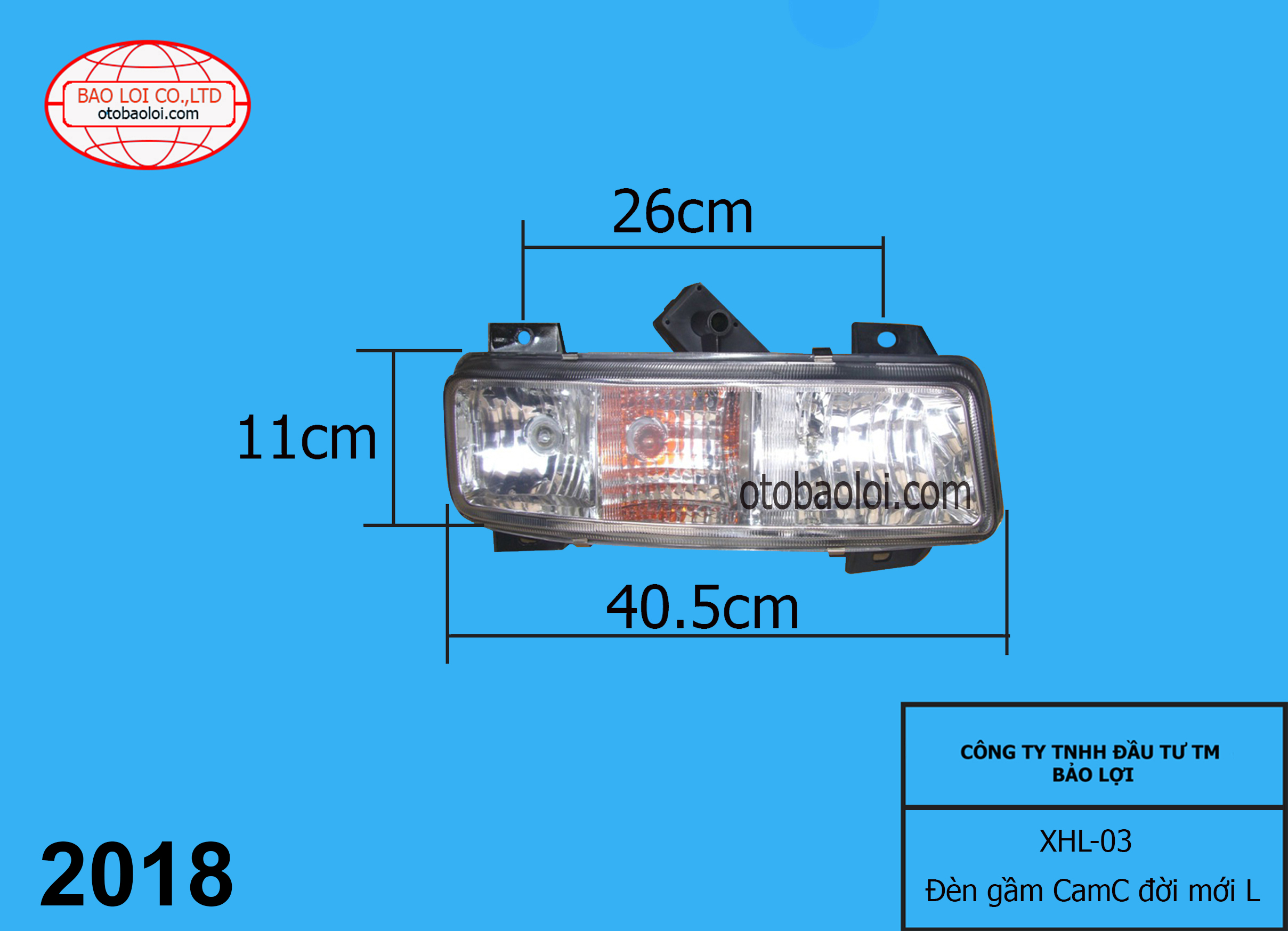 Đèn gầm CamC đời mới bên L