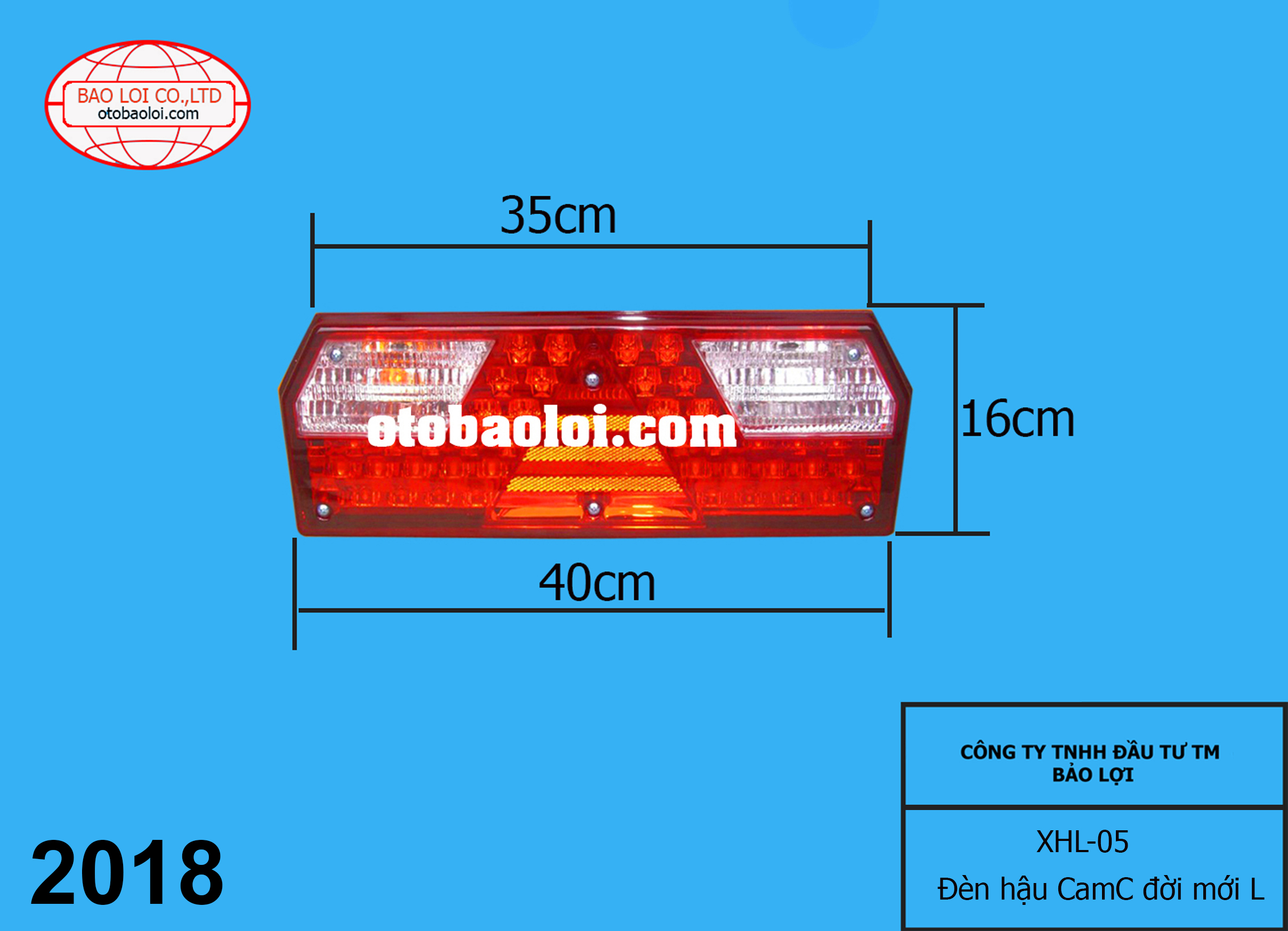 Đèn hậu CamC đời mới L