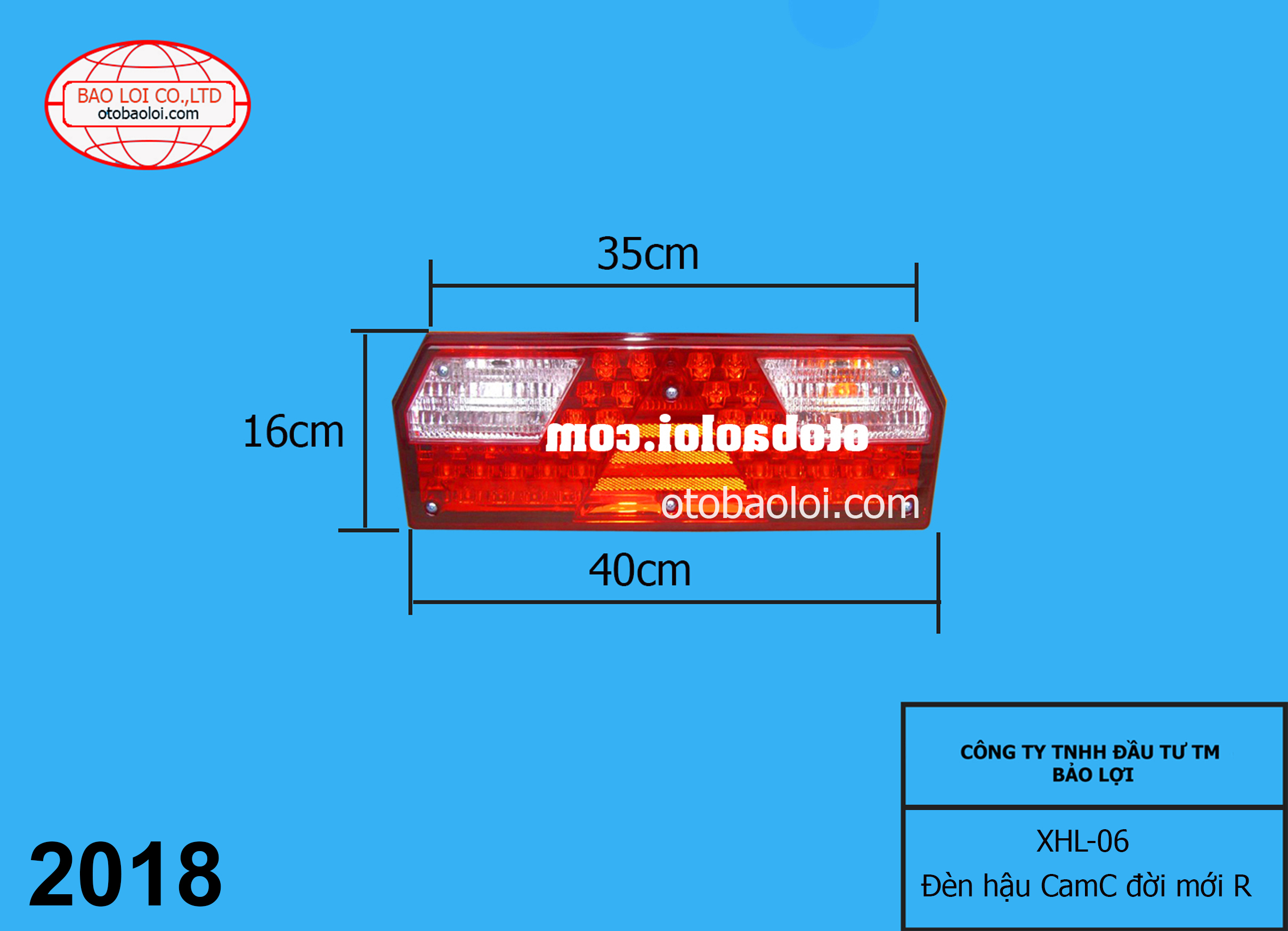 Đèn hậu CamC đời mới R