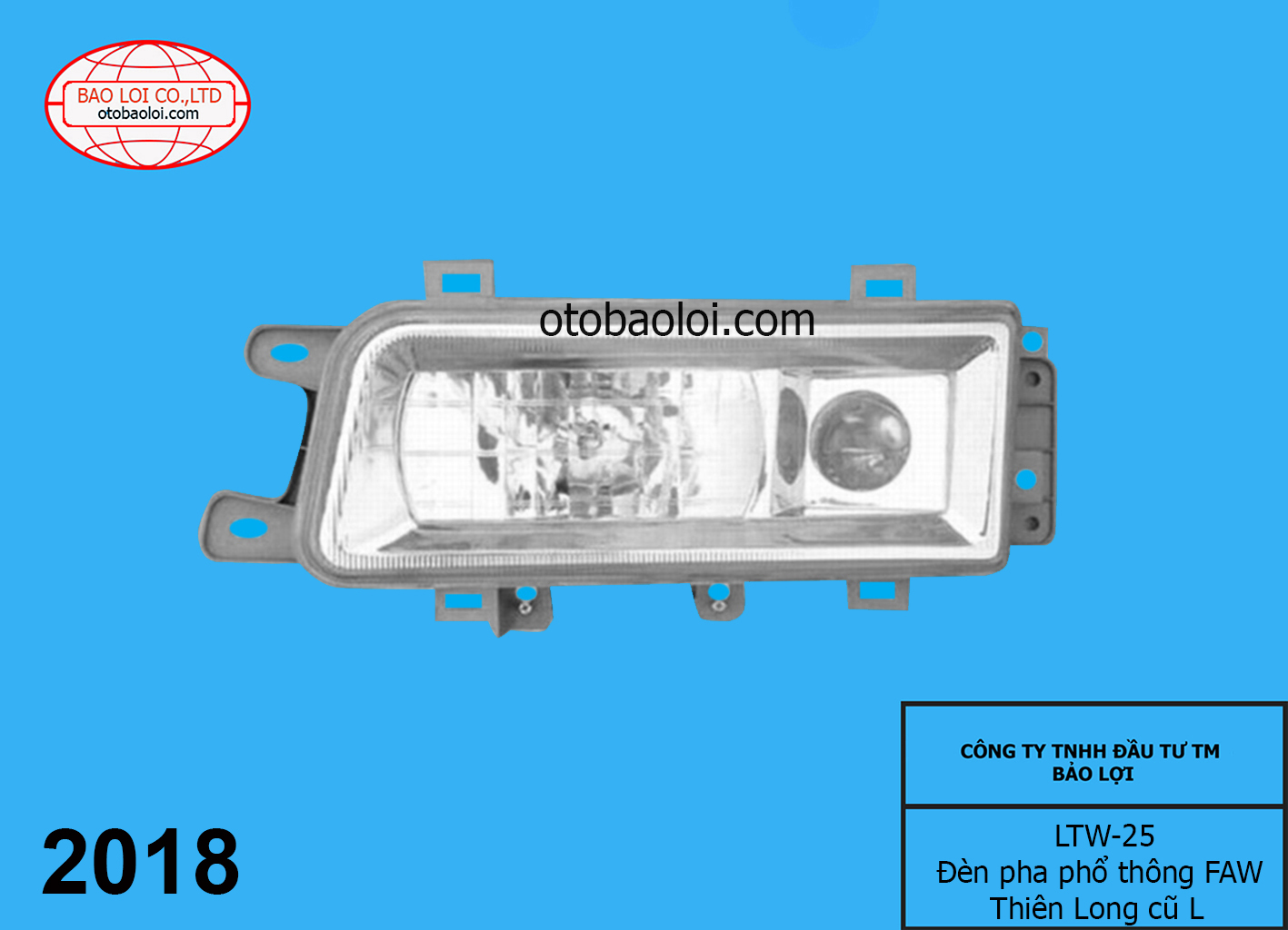 Đèn pha phổ thông FAW Thiên Long cũ L