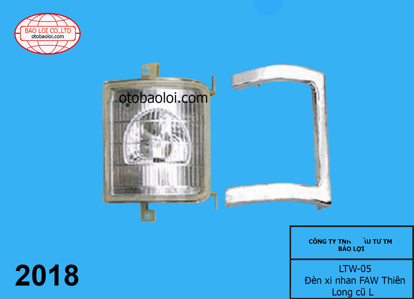 Đèn xi nhan FAW Thiên Long cũ L