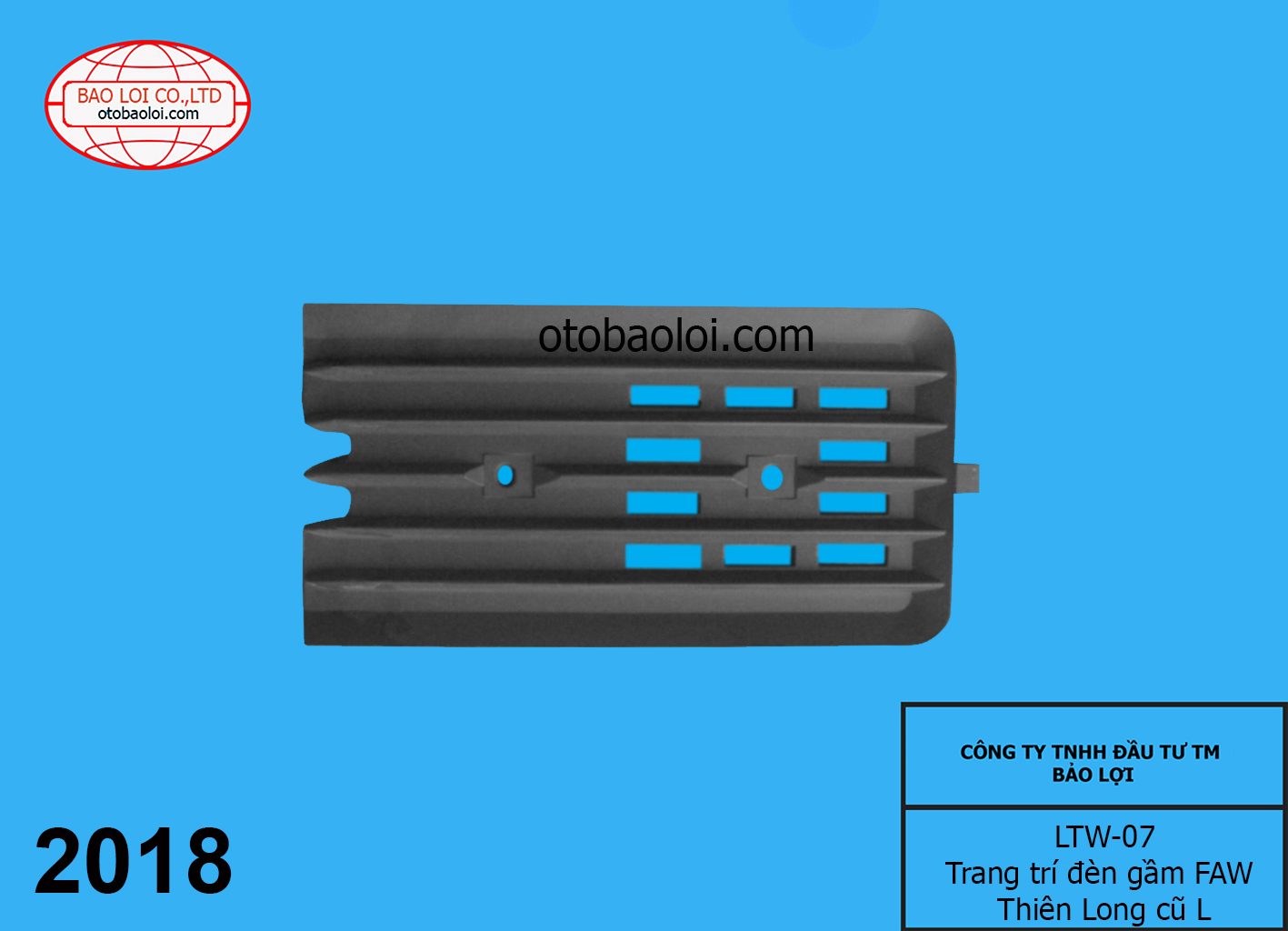 Trang trí đèn gầm FAW Thiên Long cũ L
