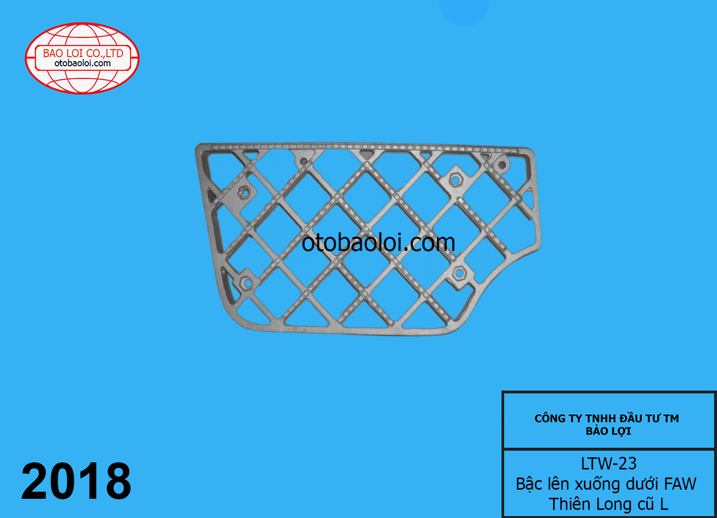 Bậc lên xuống dưới FAW Thiên Long cũ L