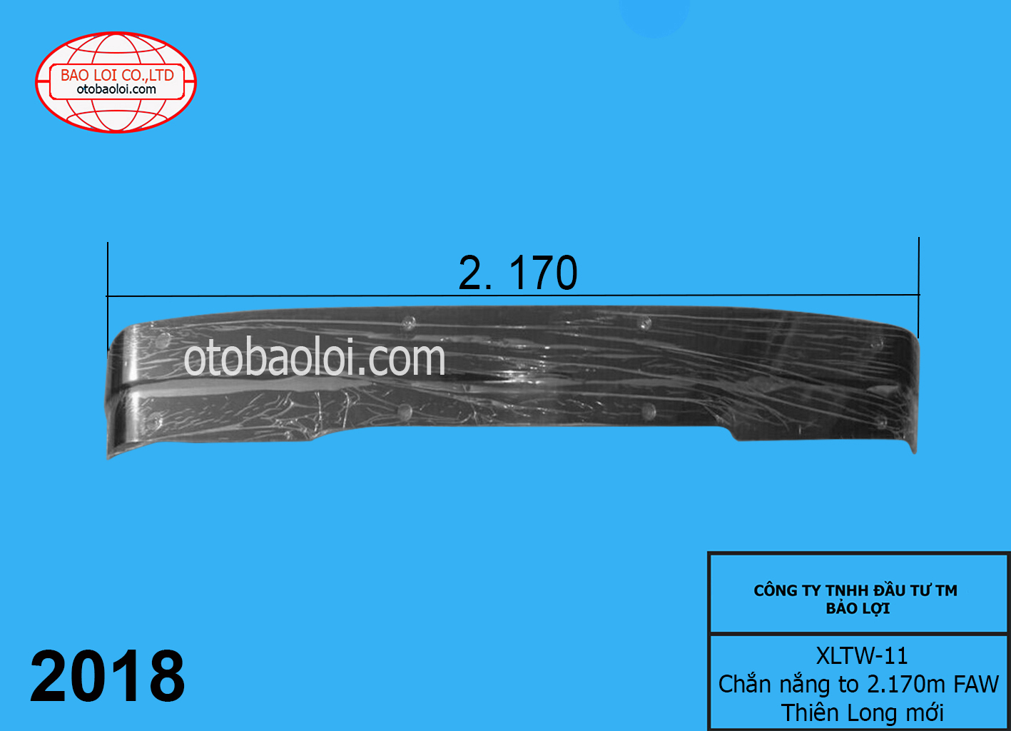 Chắn nắng to 2.170m FAW Thiên Long mới