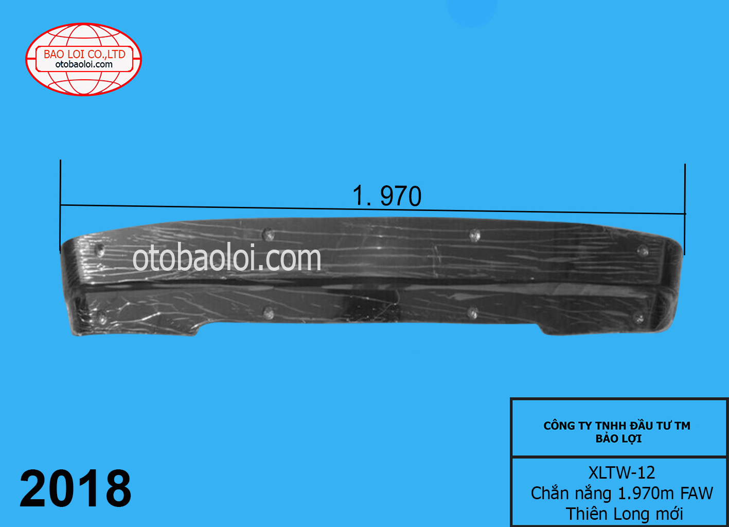 Chắn nắng 1.970m FAW Thiên Long mới