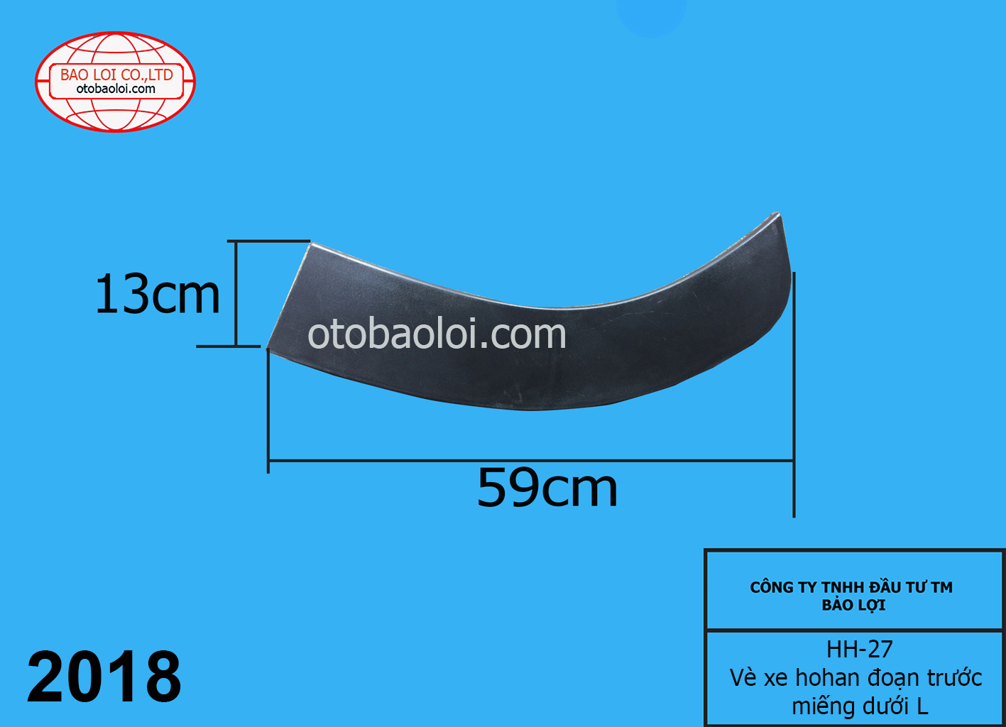 Vè xe hohan đoạn trước miếng dưới L